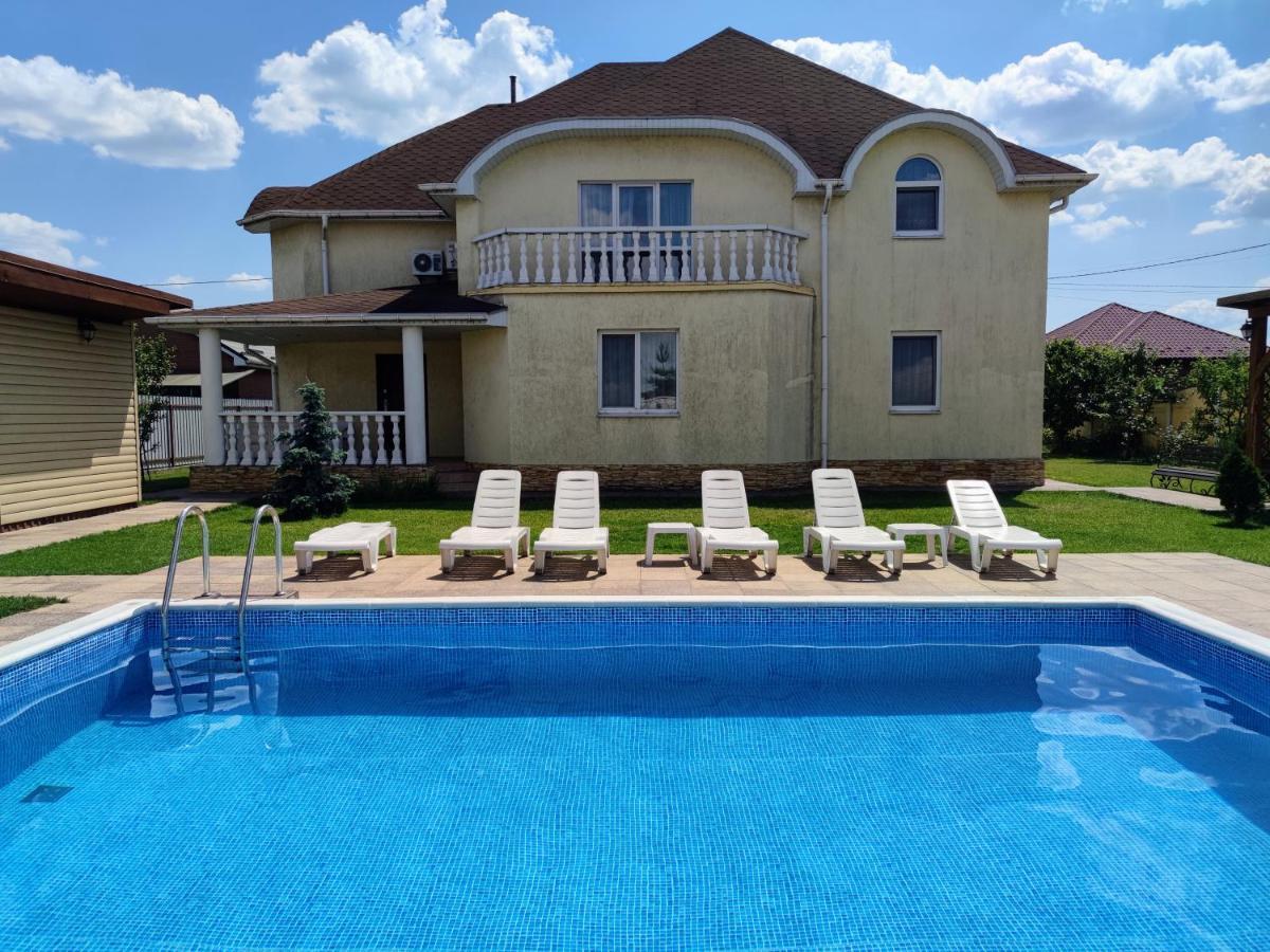 Дом С Бассейном И Сауной Villa Boryspil Exterior photo
