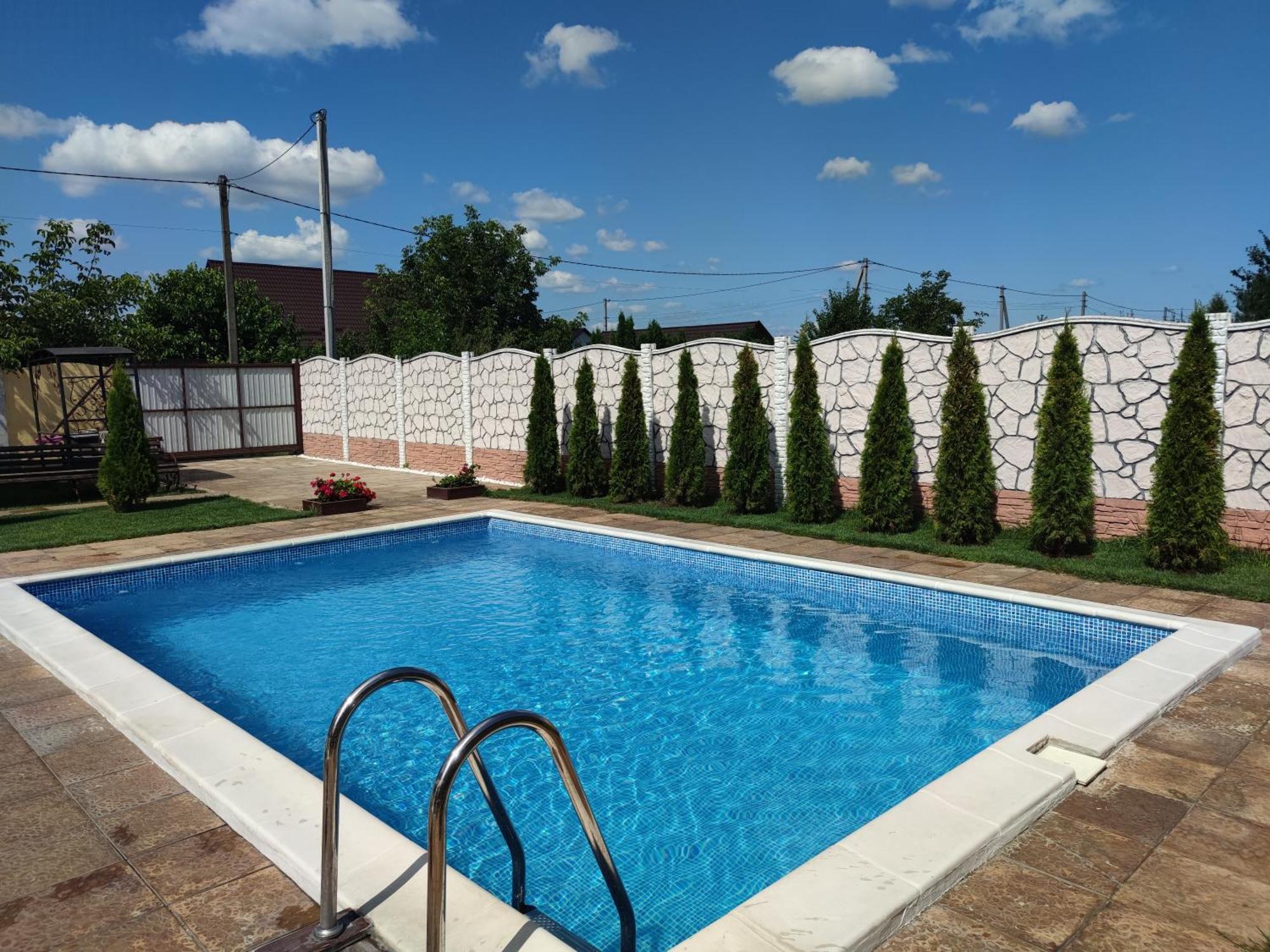 Дом С Бассейном И Сауной Villa Boryspil Exterior photo